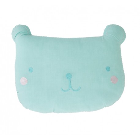 Coussin tête d'ours - mint - Rice