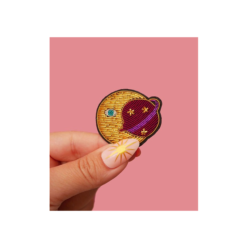 Broche brodée - Moon Magic | Malicisieuse