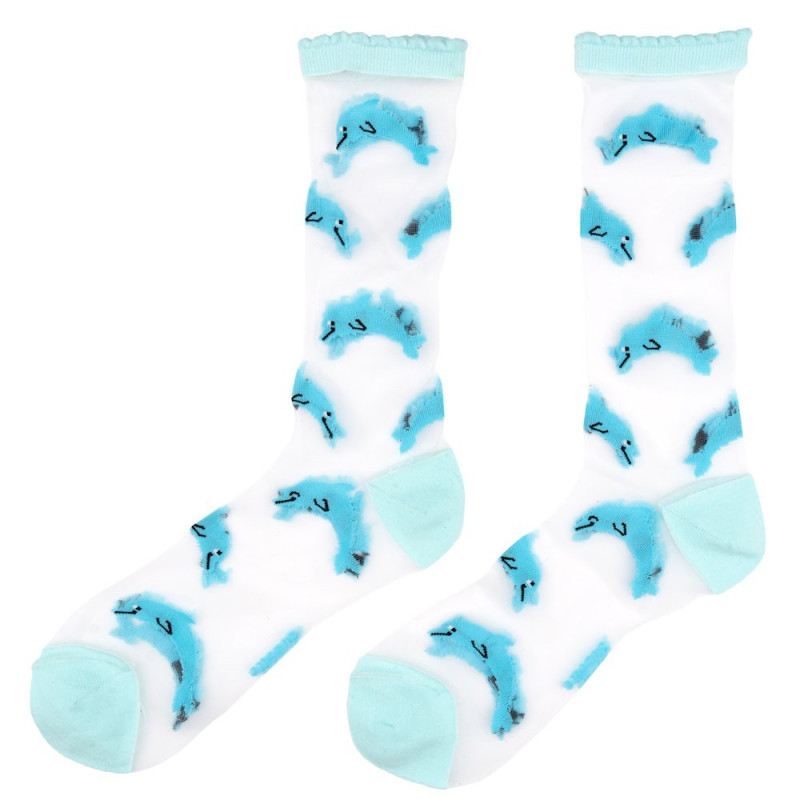 Chaussettes Transparentes Dauphin | Coucou Suzette