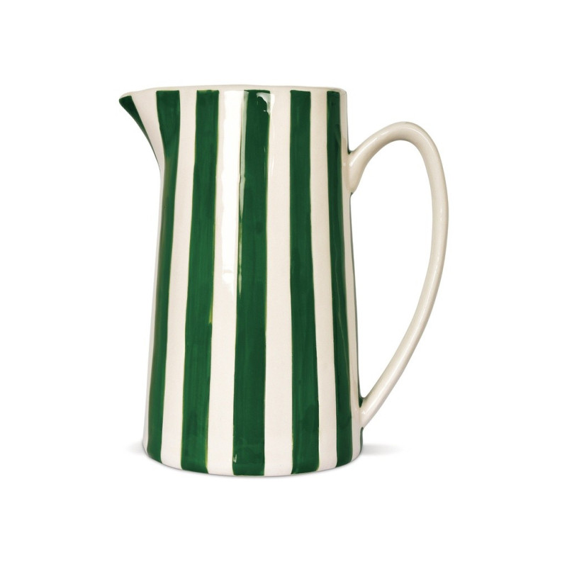 Pichet à rayures vertes | Opjet