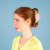 Pince à cheveux - Pivoine