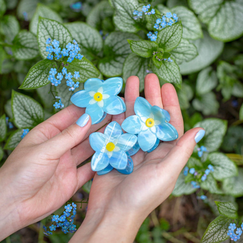 Pince à cheveux - Myosotis