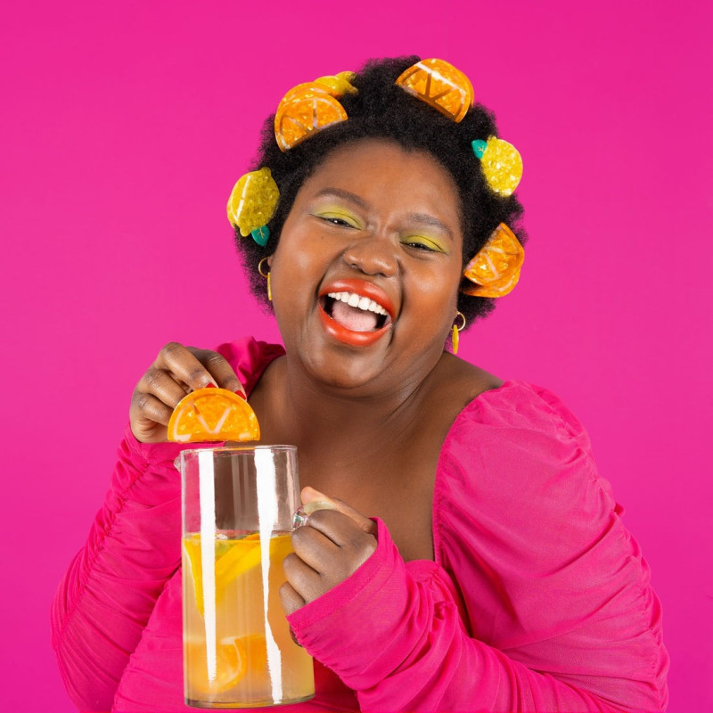 Pince à cheveux - Orange