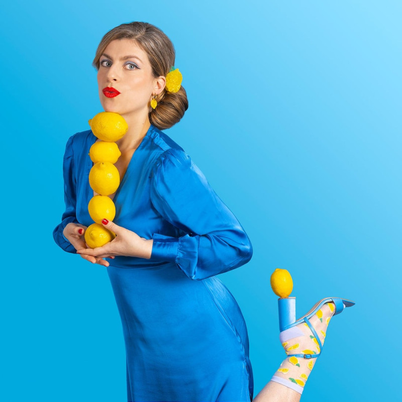 Pince à cheveux - Citron