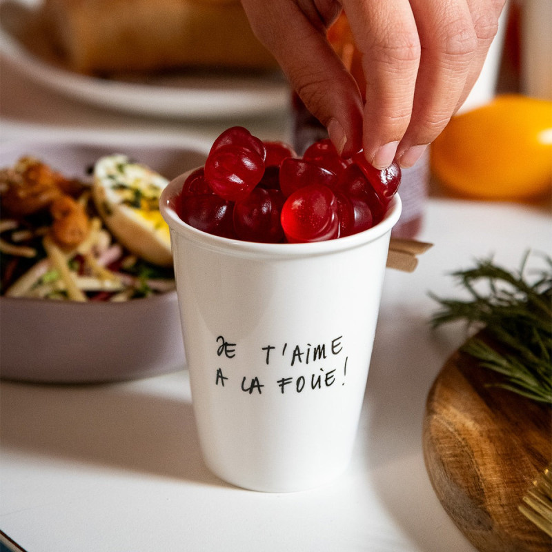 Tasse Je taime à la folie !