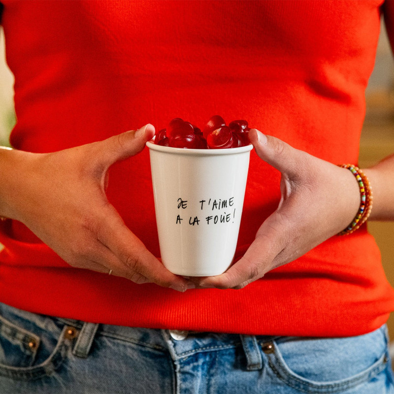 Tasse Je taime à la folie !