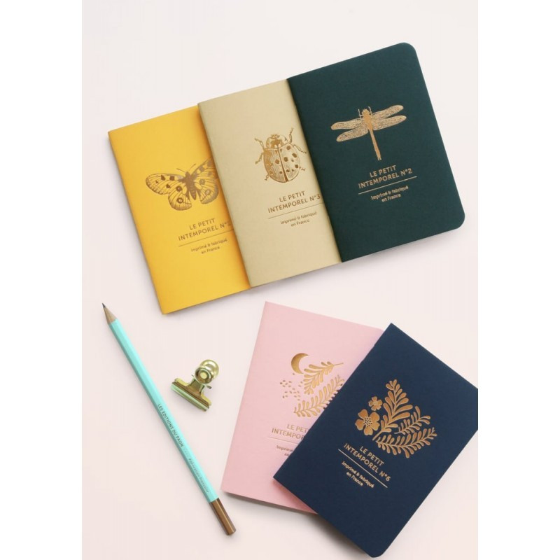 Trio petits carnets - Herbes Folles
