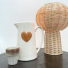 Pichet Coeur marron