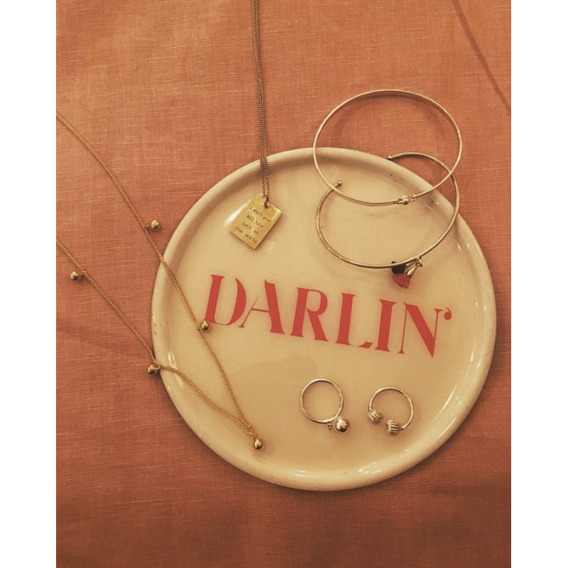 Petite soucoupe émaillée Darlin'