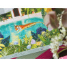 Peinture au numéro  - Tiger relaxing in my pool