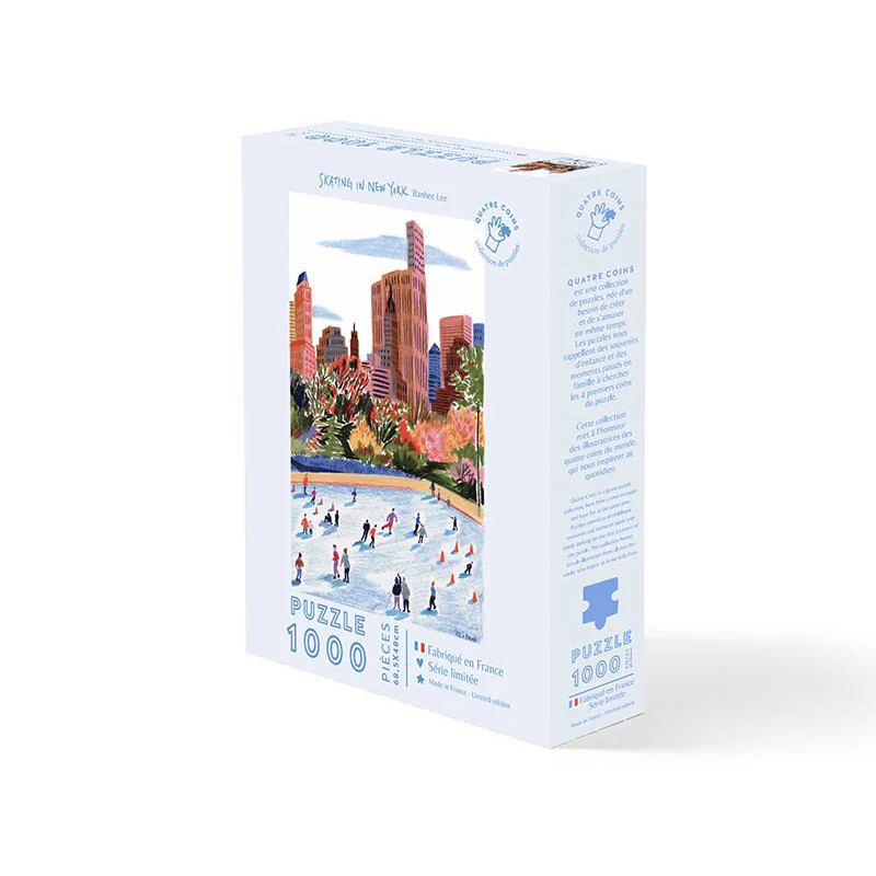 Puzzle 1000 pièces  - Skating in New-York