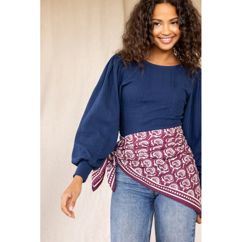 Foulard Latika Wonderful Cherry – Apaches C. | Boutique Le Pompon