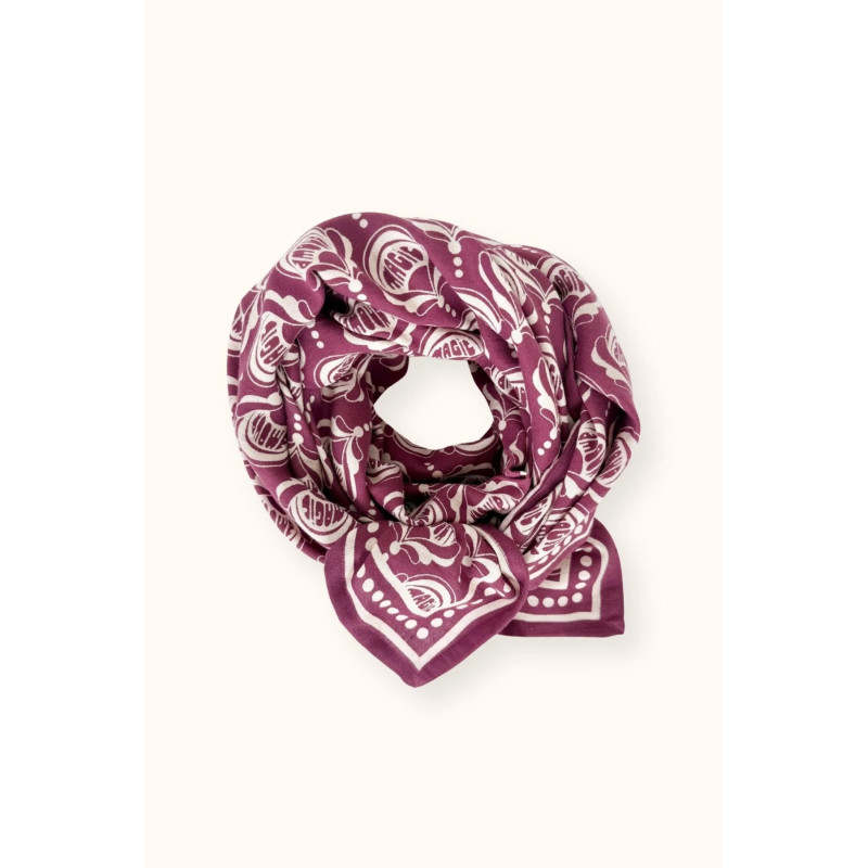 Foulard Latika Wonderful Cherry – Apaches C. | Boutique Le Pompon