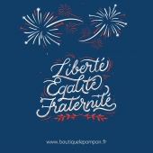 Bal musette et feu d’artifice, joyeux 14 juillet à toutes et à tous 🥳 . #14juillet #fetenationale #liberté #égalité #fraternité #bastille #france #fête #feudartifice #bal #pompier #lepompon